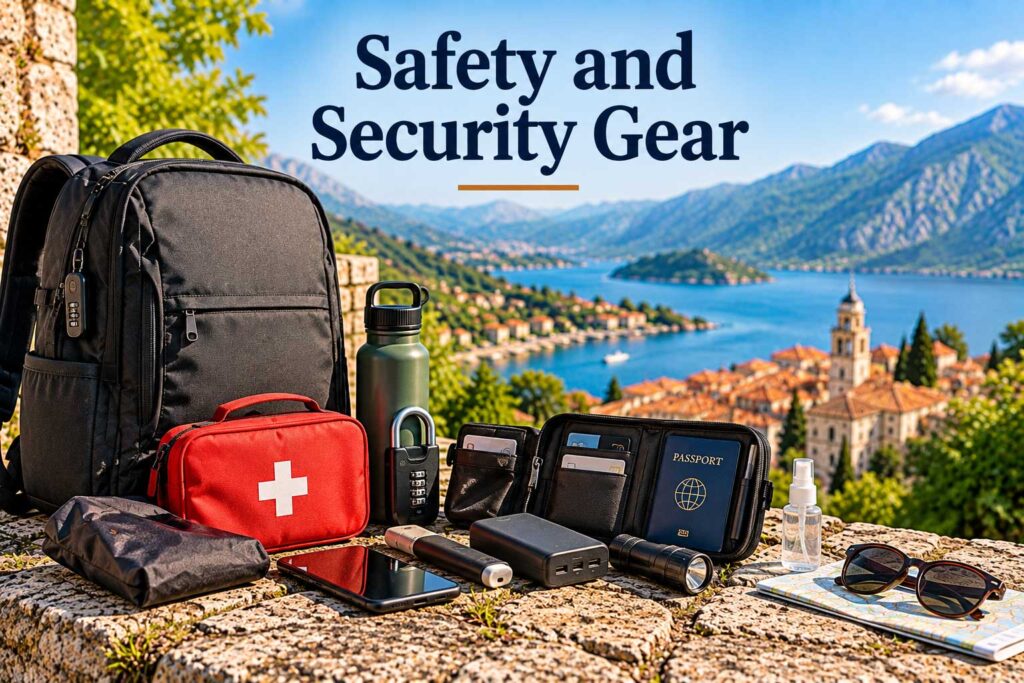Safety and Security Gear Balkan travel essentials