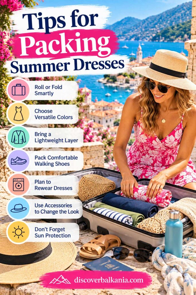 Tips for Packing Summer Dresses comfortable travel dresses