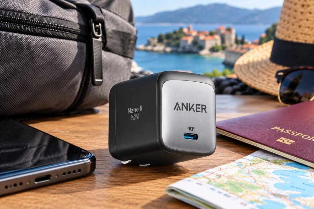 Anker 715 Charger travel gadgets for travelers