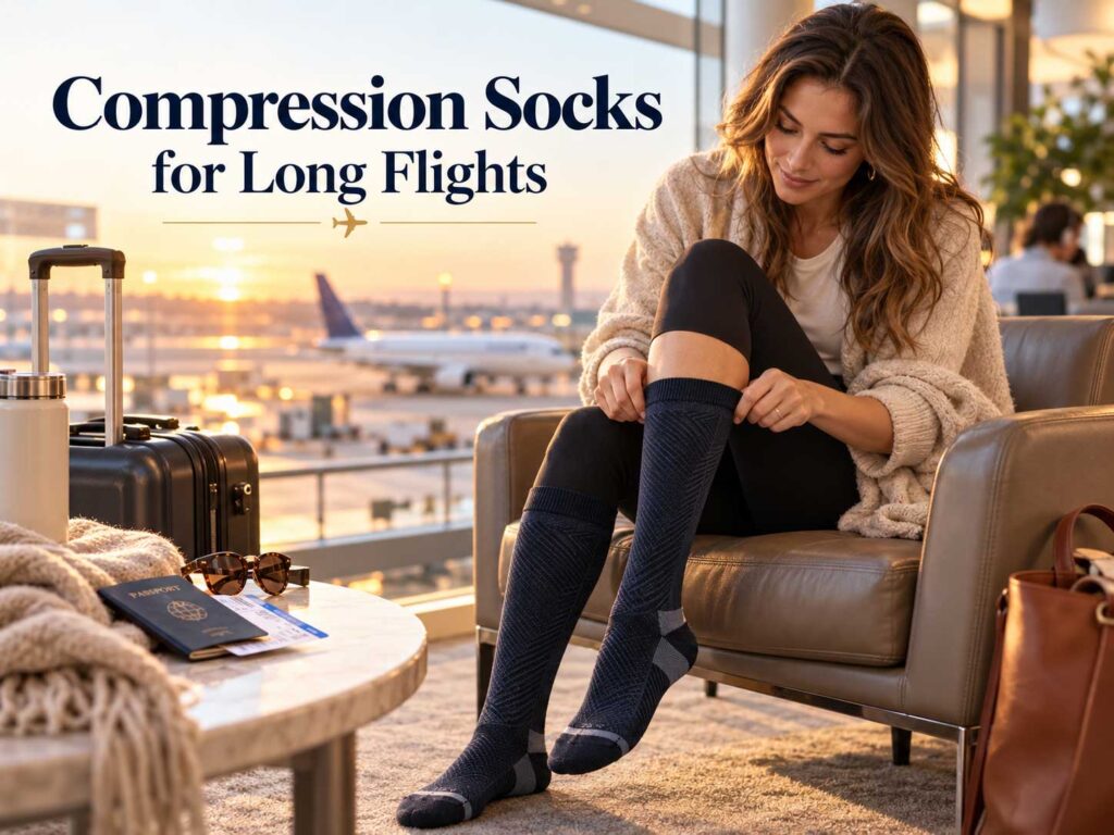 Compression Socks for Long Flights