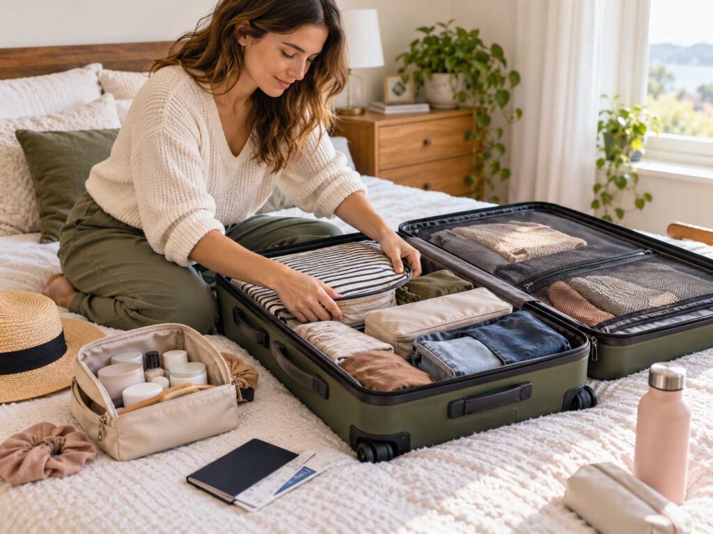How to Pack travel essentials for long flights