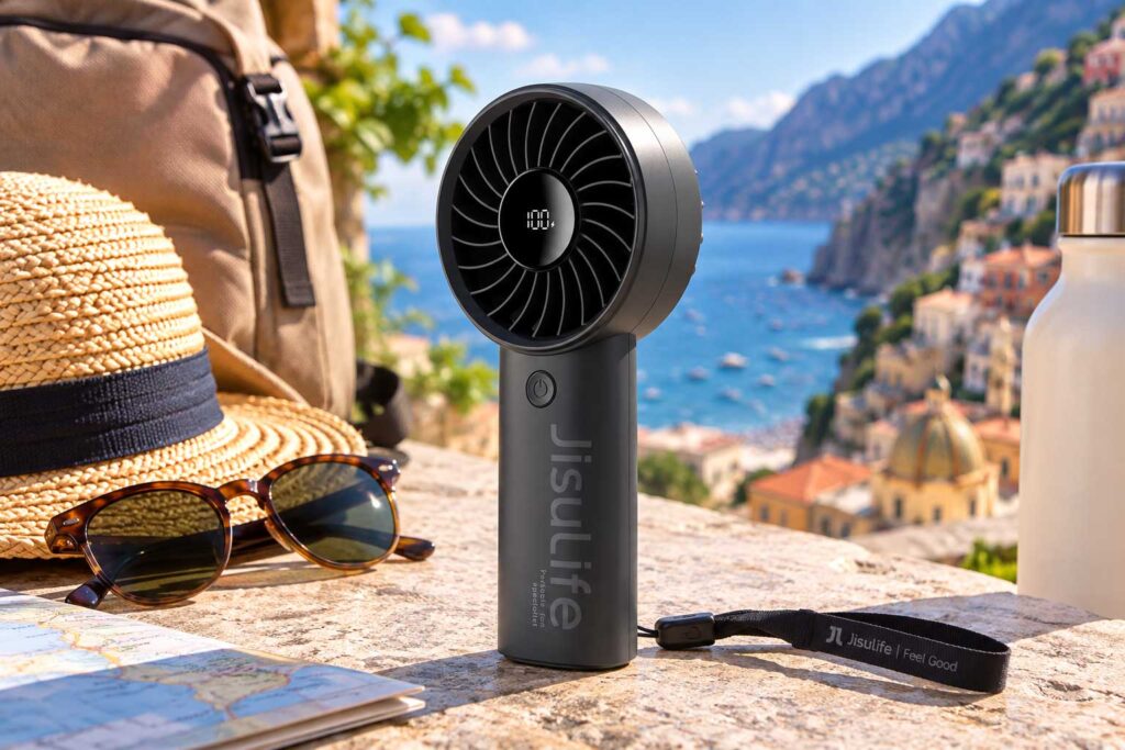 JISULIFE Portable Handheld Fan
