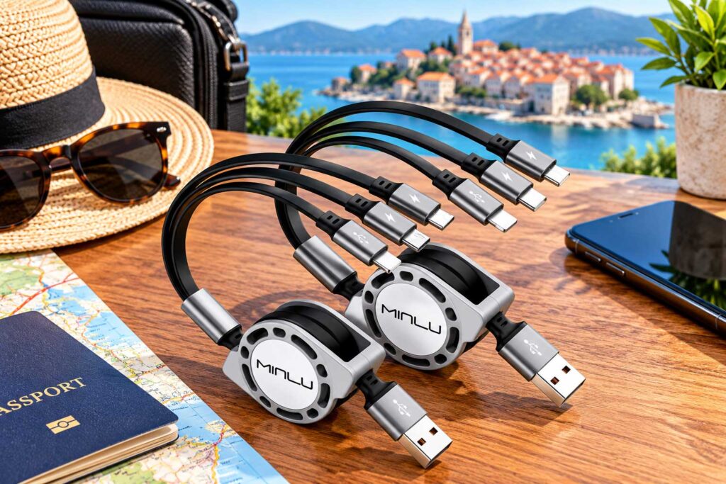 Retractable Multi Charging Cable smart travel gadgets