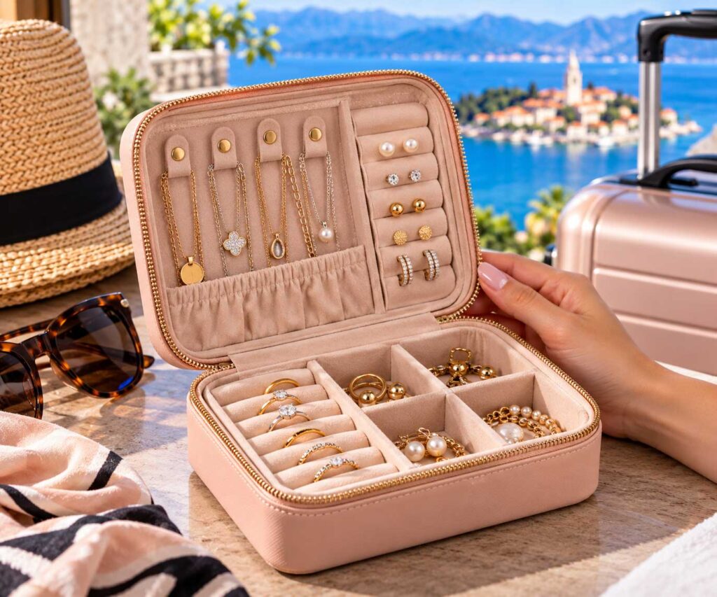 Travel Jewelry Organizer travel accessories for female travelers
