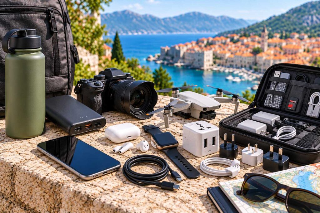 Electronics and Charging Essentials Balkans travel gear