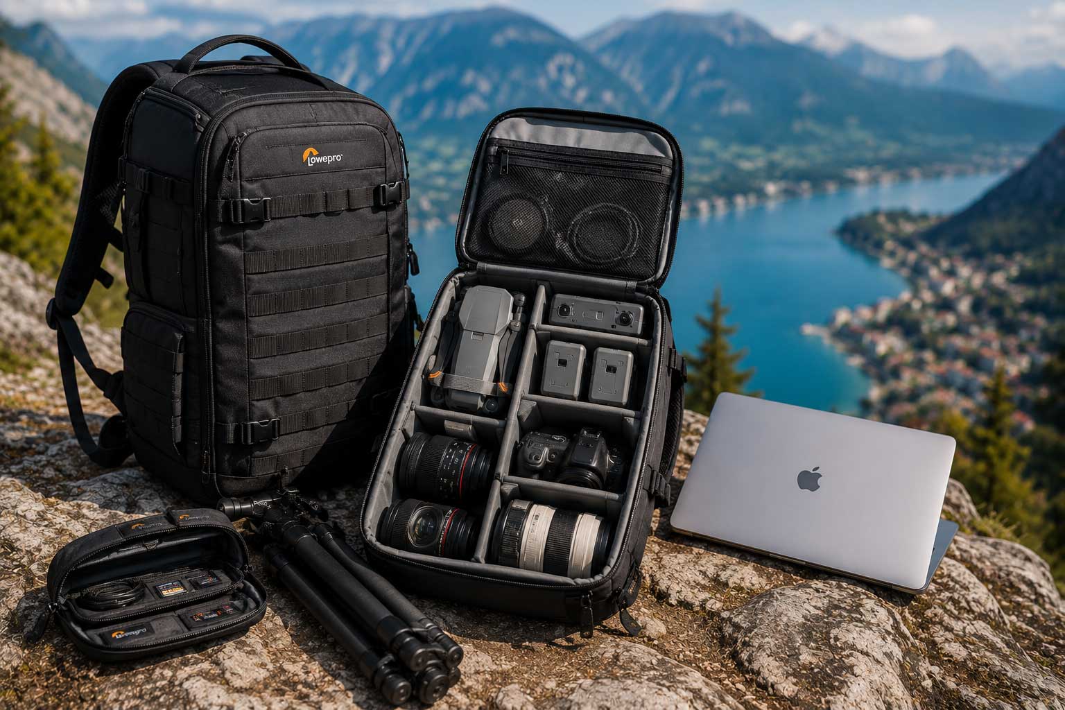 Lowepro ProTactic BP 450 AW II – Best for Carrying Large Drone Kits